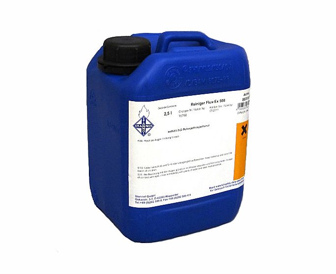 картинка Stannol Cleaner Flux-Ex 500. Промывочная жидкость 25 л являющийся официальным дистрибьютором в России 