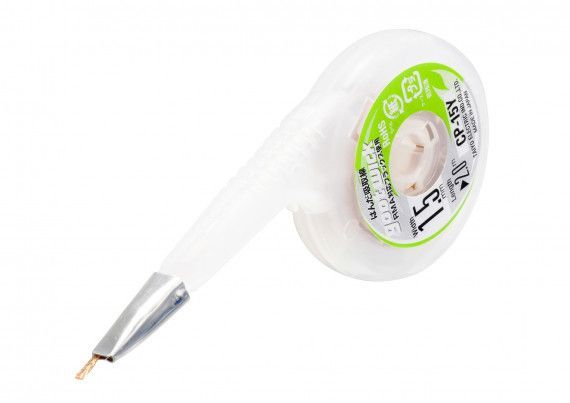 картинка Goot CP-Y. Оплетка для удаления припоя с металлическим носиком являющийся официальным дистрибьютором в России 