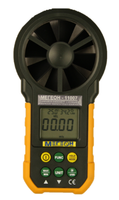 картинка МЕГЕОН 11007. Анемометр с USB интерфейсом являющийся официальным дистрибьютором в России 