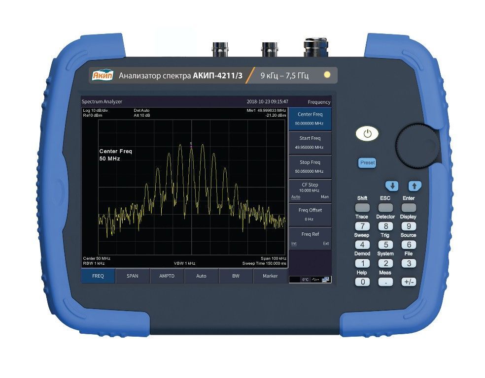 картинка АКИП 4211/3. Анализатор спектра портативный цифровой являющийся официальным дистрибьютором в России 