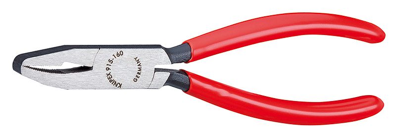 картинка KNIPEX KN-9151160. Плоскогубцы для отламывания стеклянных полосок являющийся официальным дистрибьютором в России 