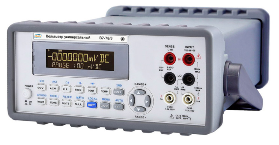 картинка АКИП В7-78/3. Вольтметр универсальный цифровой одноканальный являющийся официальным дистрибьютором в России 