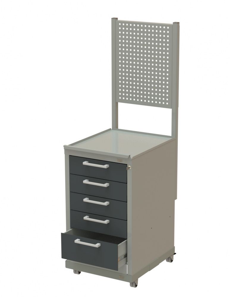 картинка Teras ST-H/M. Ремонтная подкатная стойка 600×630×1730 мм являющийся официальным дистрибьютором в России 