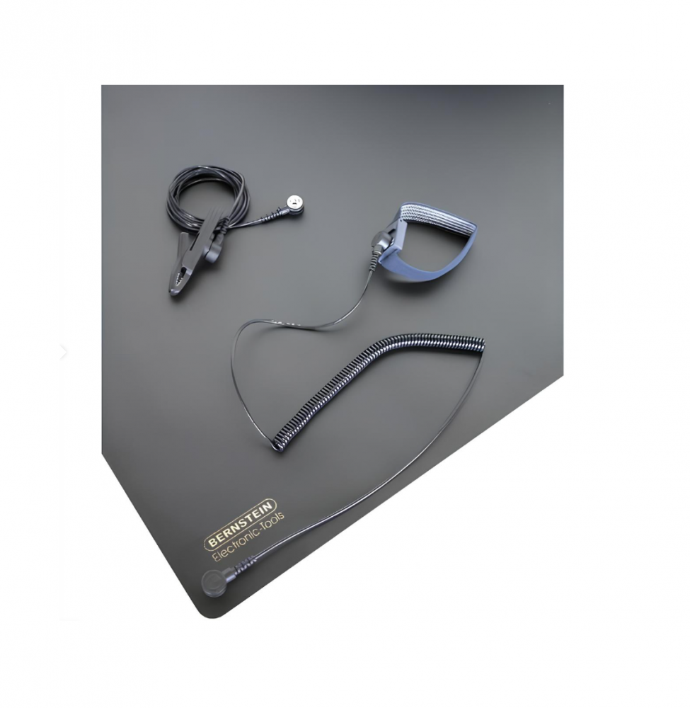 картинка Bernstein 9-360. Набор ESD заземляющий с ковриком 800 x 600 x 1,5 мм (5 предметов) являющийся официальным дистрибьютором в России 