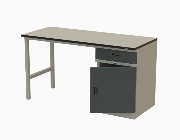 картинка Teras SLT-180.70(D1). Стол рабочий 1800×700 мм серии SOLID с тумбой D1 являющийся официальным дистрибьютором в России 