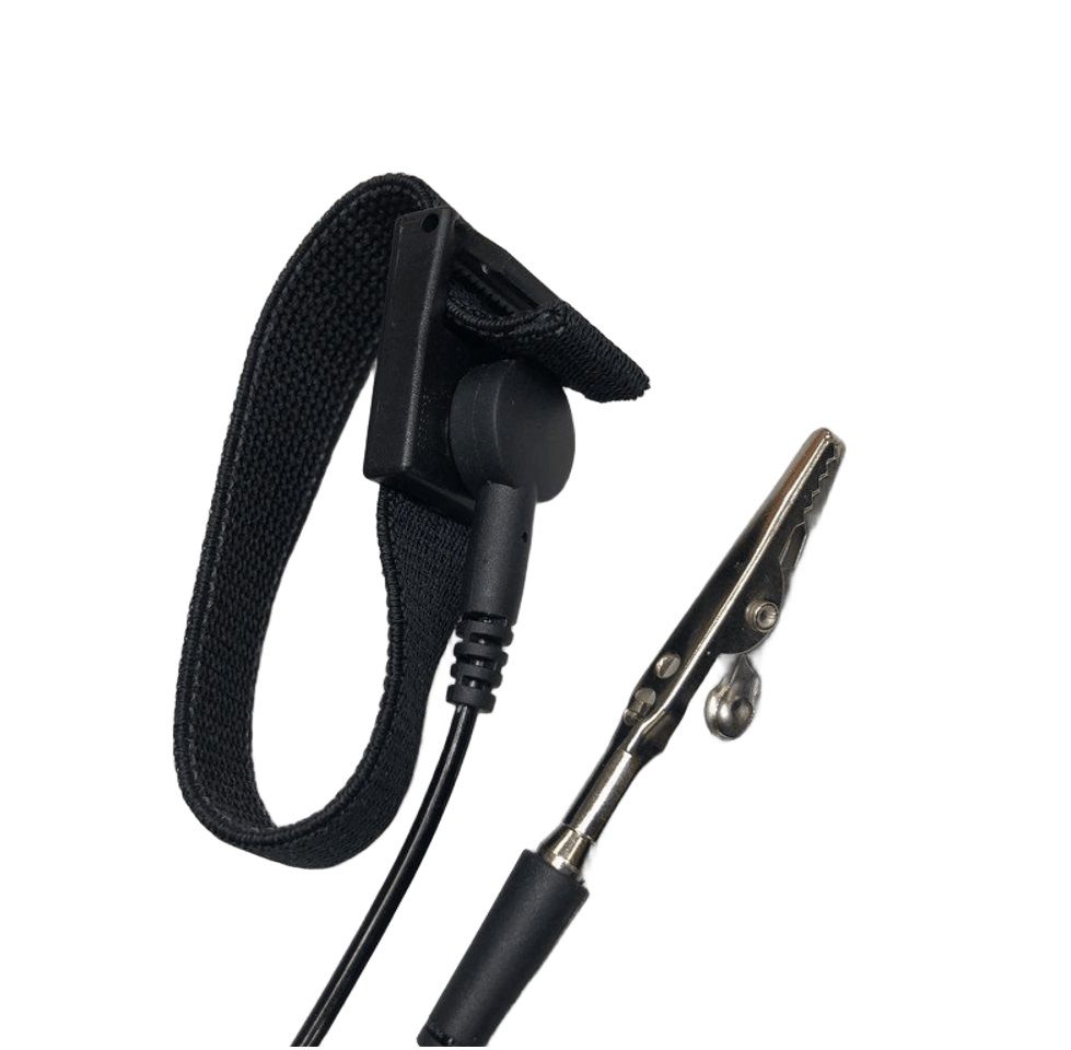 картинка ELK-1405-1. Браслет антистатический тканевый, крокодил являющийся официальным дистрибьютором в России 