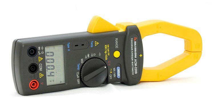 картинка АКТАКОМ АТК-2209. Клещи токовые многофункциональные являющийся официальным дистрибьютором в России 