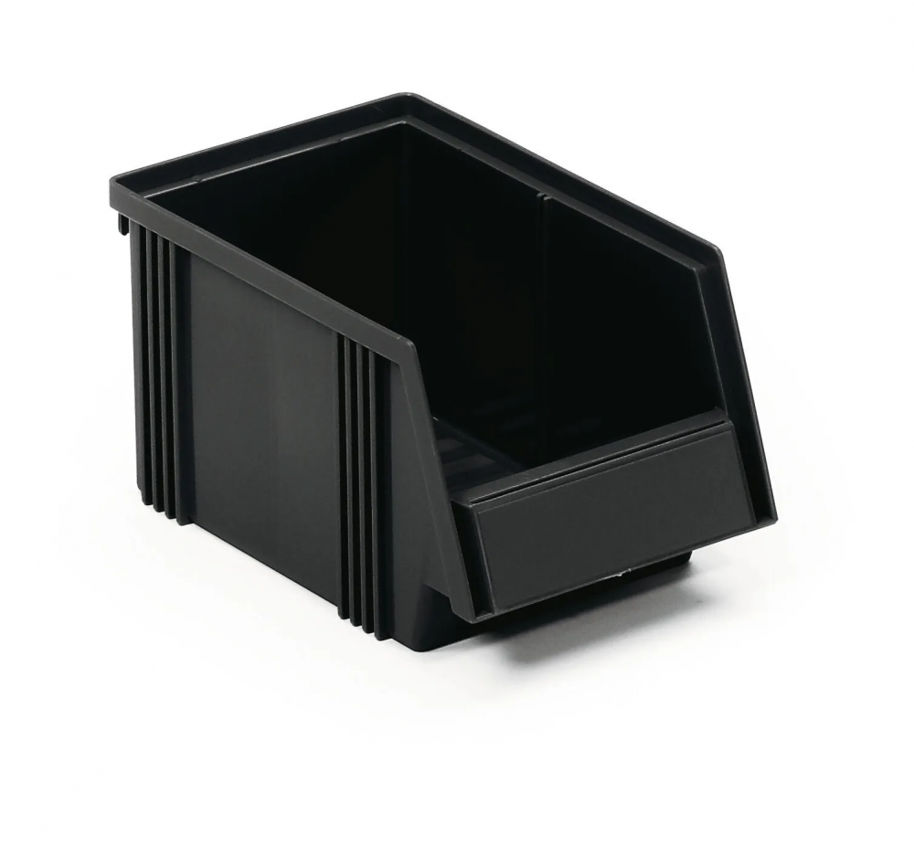 картинка Treston 1525-4ESD. Навесная штабелируемая ячейка 149×250×130 мм антистатическая являющийся официальным дистрибьютором в России 