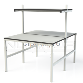 картинка NovaTor DT-18-9. Стол рабочий 2×(1800×900 мм) серии Double являющийся официальным дистрибьютором в России 