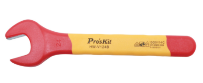 картинка ProsKit HW-V124B. Рожковый гаечный ключ диэлектрический являющийся официальным дистрибьютором в России 