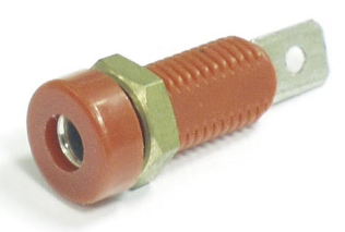 картинка АКТАКОМ 641-red. Гнездо (розетка) ⌀4 мм являющийся официальным дистрибьютором в России 