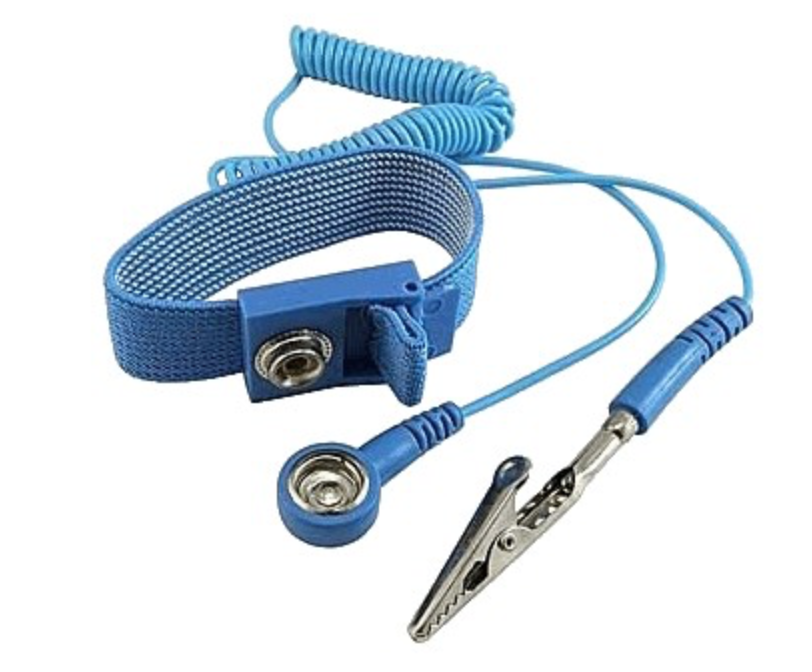 картинка ELK-1107. Браслет антистатический тканевый, крокодил являющийся официальным дистрибьютором в России 