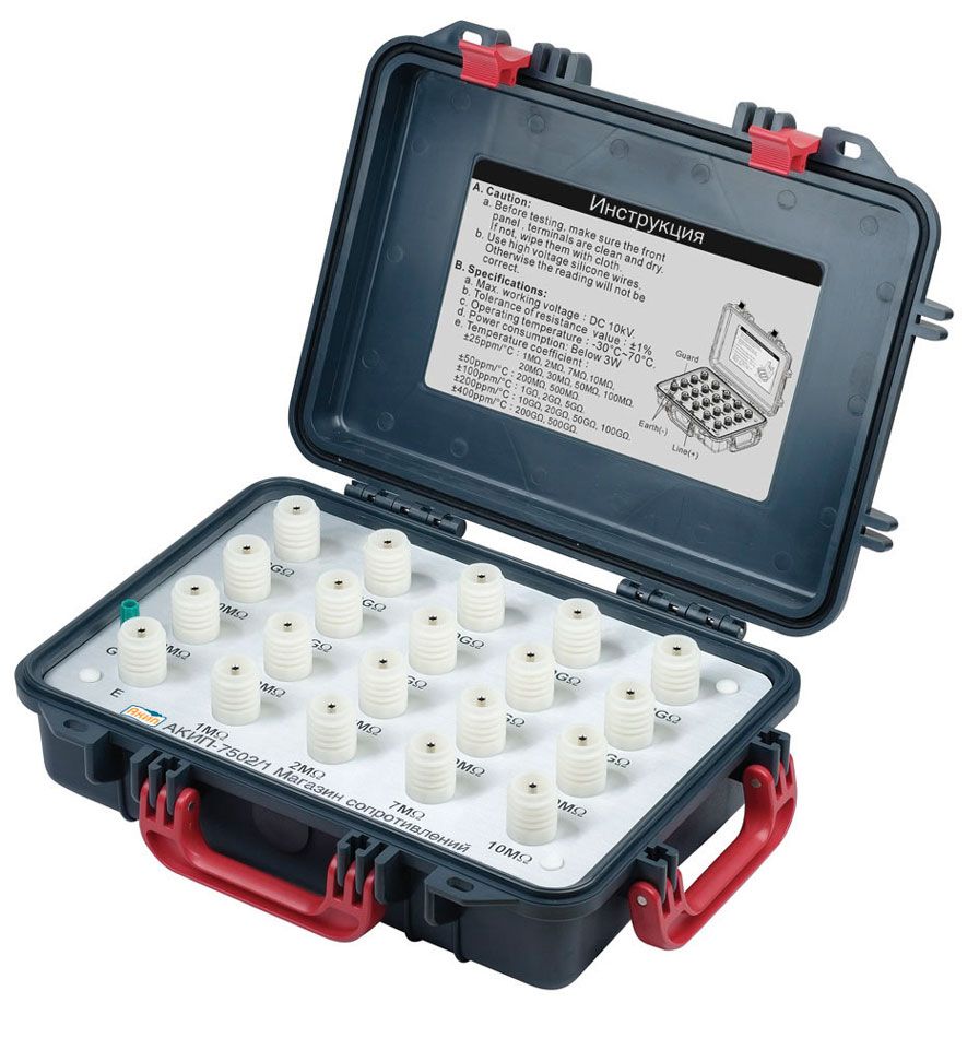 картинка АКИП 7502/3. Магазин сопротивлений являющийся официальным дистрибьютором в России 