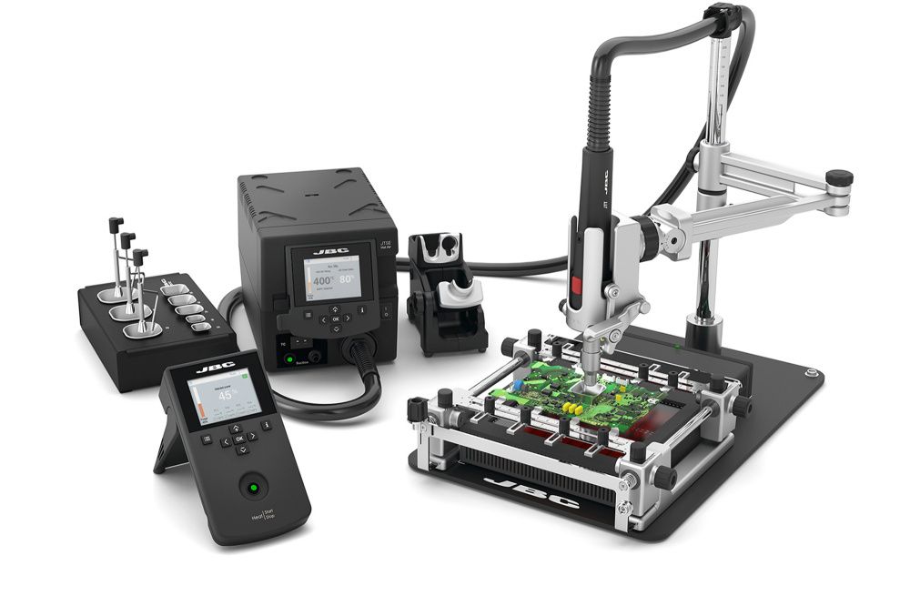 картинка JBC SRWS-2SC. Паяльная ремонтная станция являющийся официальным дистрибьютором в России 