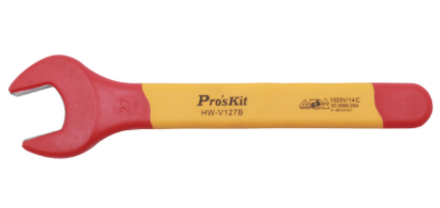 картинка ProsKit HW-V127B. Рожковый гаечный ключ диэлектрический являющийся официальным дистрибьютором в России 
