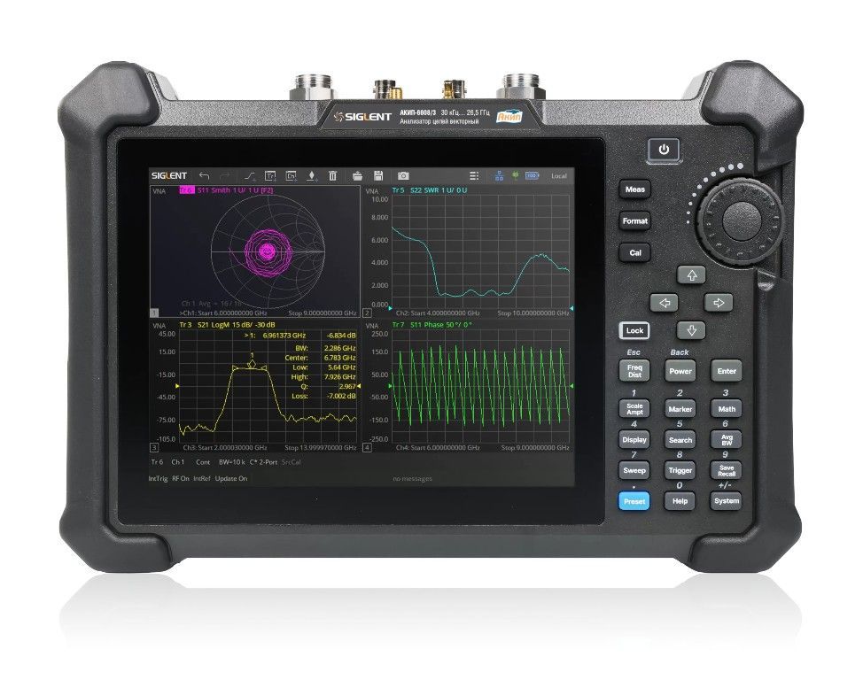 картинка АКИП 6608/3. Анализатор цепей векторный портативный являющийся официальным дистрибьютором в России 