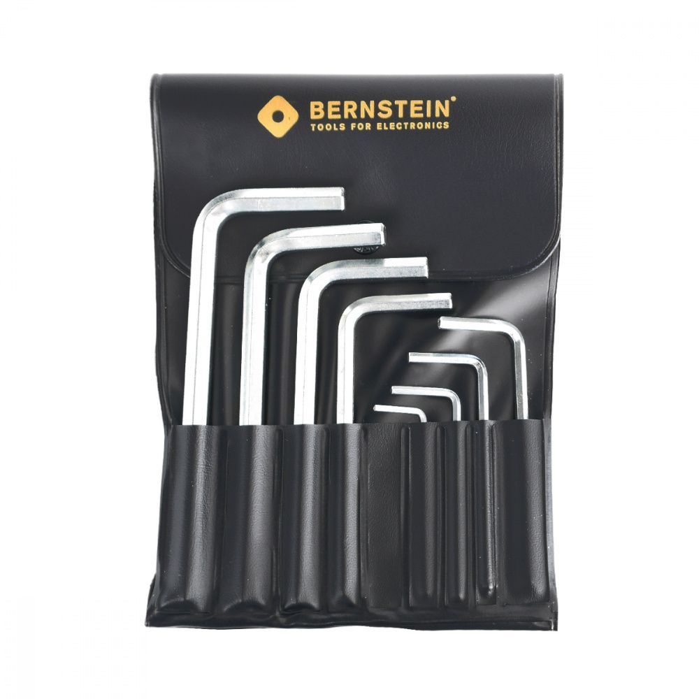 картинка Bernstein B6-820. Набор шестигранных ключей угловых в футляре являющийся официальным дистрибьютором в России 