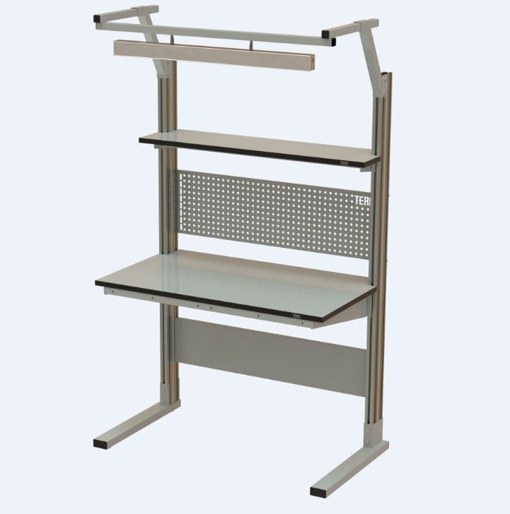 картинка Teras MT-120.70(K). Стол рабочий основной 1200×700 мм серии MODERN + LED-120 являющийся официальным дистрибьютором в России 