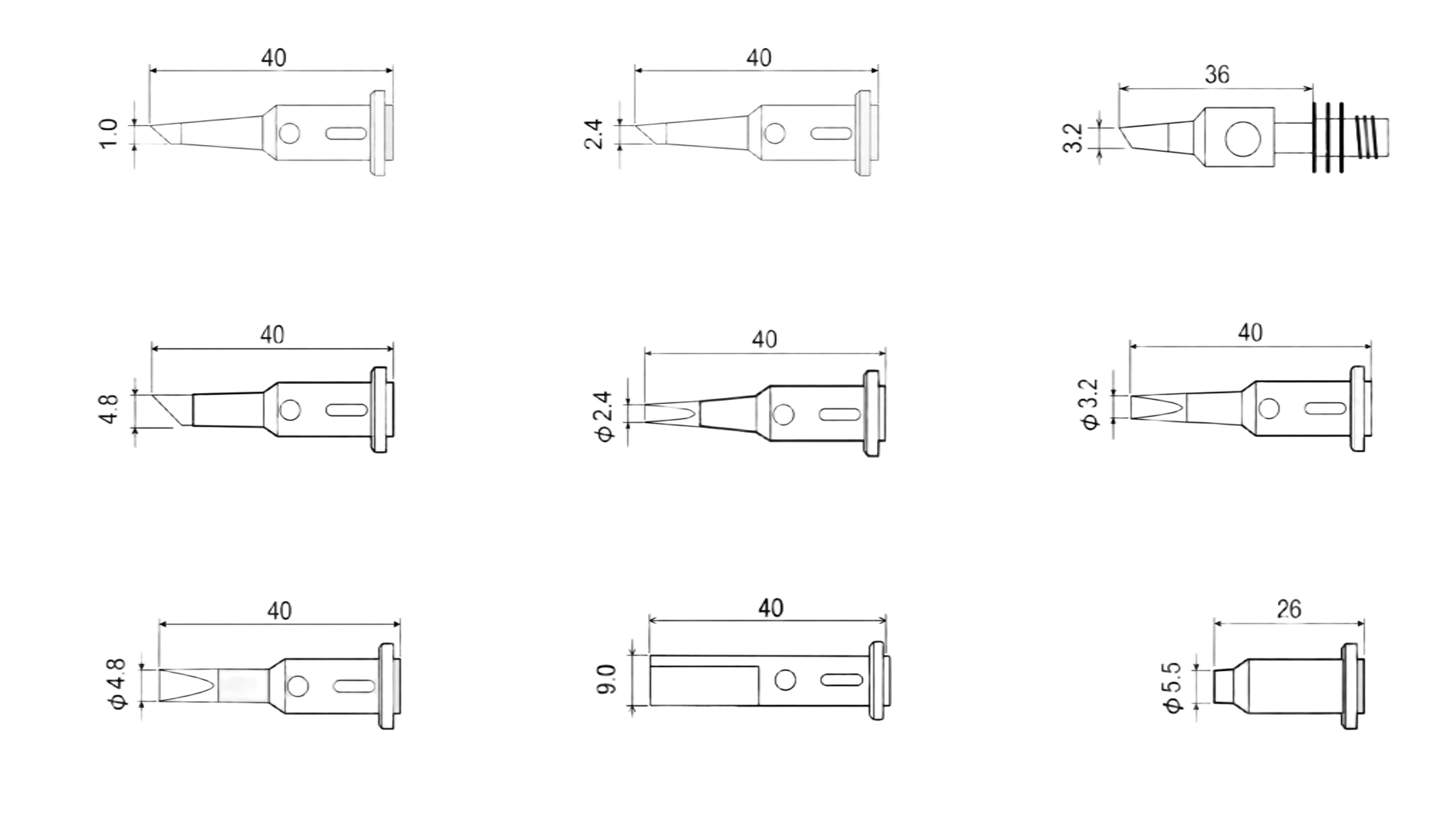 картинка Goot GP-501. Насадки для газовых паяльников являющийся официальным дистрибьютором в России 
