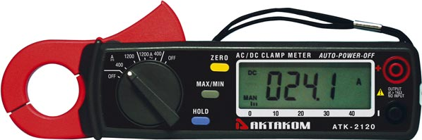 картинка АКТАКОМ АТК-2120. Клещи токовые многофункциональные являющийся официальным дистрибьютором в России 