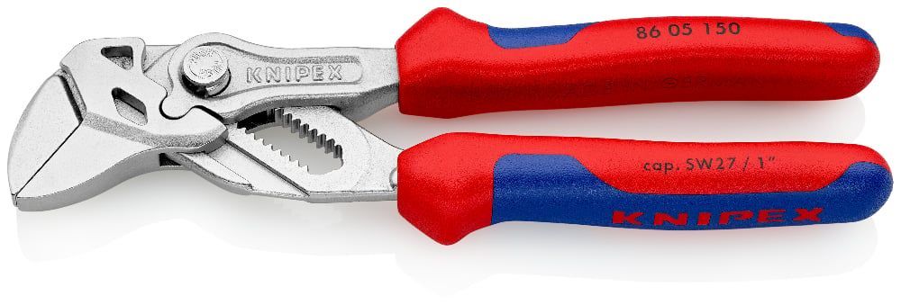 картинка KNIPEX KN-8605150SB. Клещи переставные-гаечные являющийся официальным дистрибьютором в России 