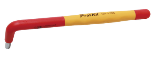 картинка ProsKit HW-V806. Торцевой ключ (1000 В - VDE) являющийся официальным дистрибьютором в России 