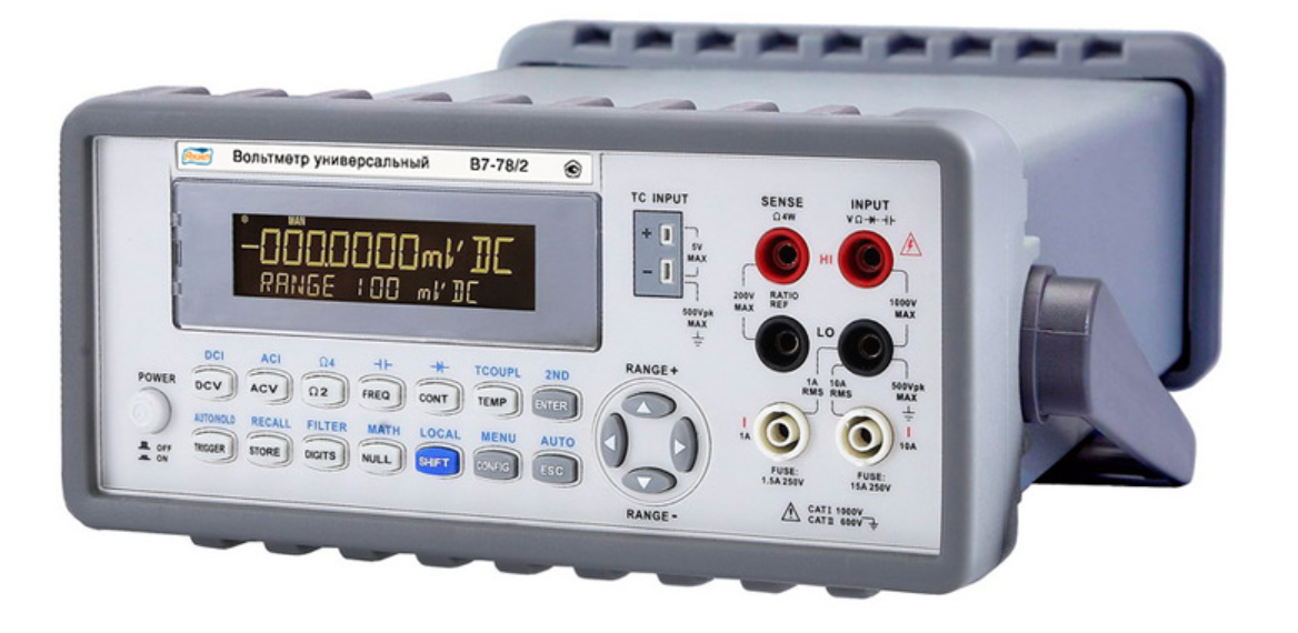 картинка АКИП В7-78/2. Вольтметр универсальный цифровой одноканальный являющийся официальным дистрибьютором в России 