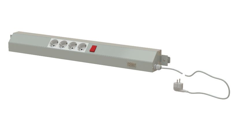 картинка Teras E-75. Панель электромонтажная 750 мм являющийся официальным дистрибьютором в России 