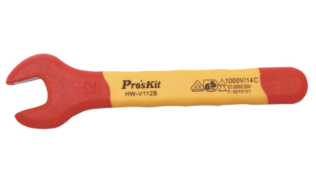 картинка ProsKit HW-V112B. Рожковый гаечный ключ диэлектрический являющийся официальным дистрибьютором в России 