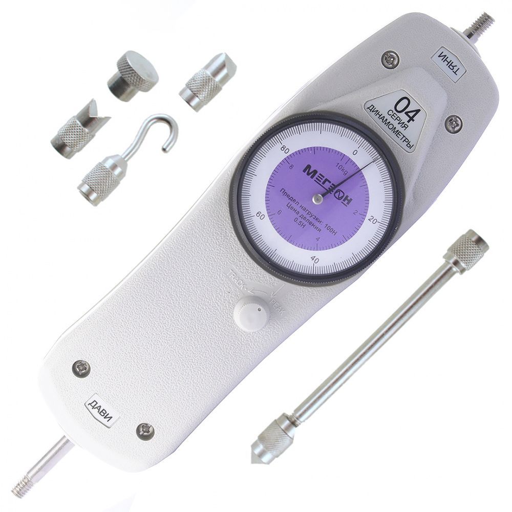 картинка МЕГЕОН 04500. Динамометр сжатия-растяжения аналоговый являющийся официальным дистрибьютором в России 