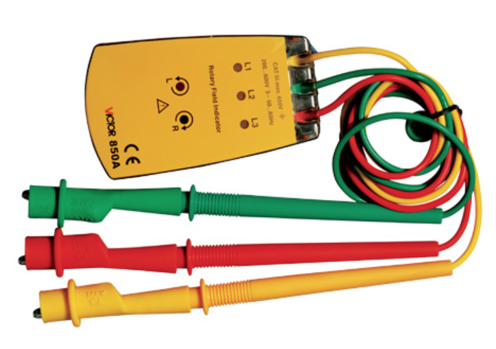 картинка Victor 850A. Индикатор чередования фаз являющийся официальным дистрибьютором в России 