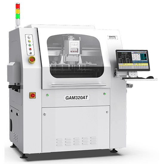 картинка GENITEC GAM320/330/340/360 AT. Aвтоматический роутер для разделения печатных плат являющийся официальным дистрибьютором в России 