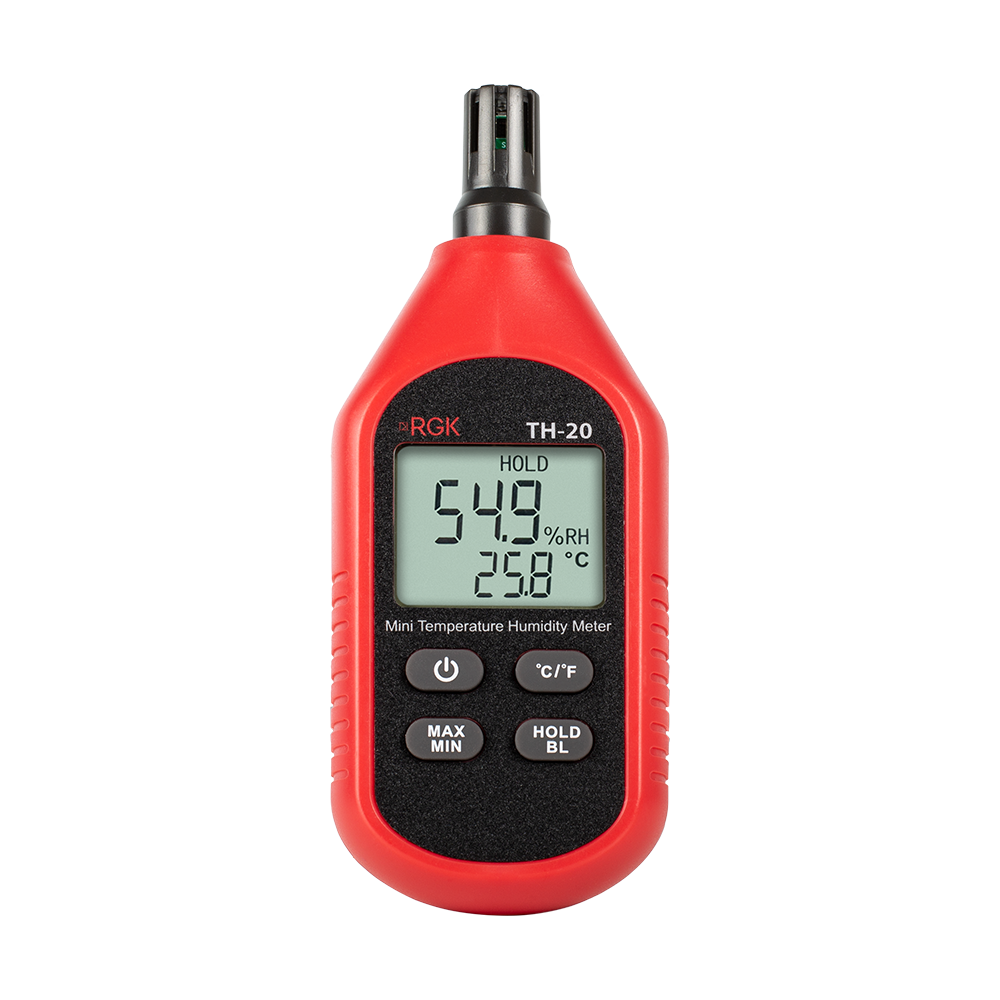 картинка RGK TH-20. Термогигрометр являющийся официальным дистрибьютором в России 