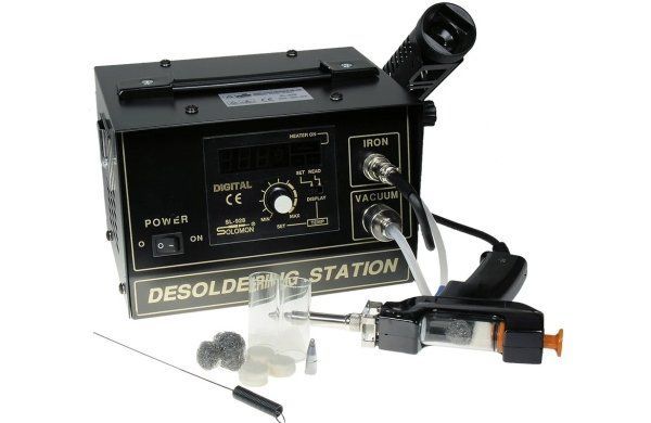 картинка SOLOMON SL-928 (50 Вт). Демонтажная паяльная станция являющийся официальным дистрибьютором в России 