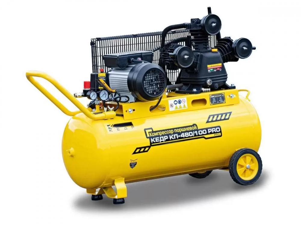 картинка КЕДР КП-480/100 PRO. Компрессор поршневой масляный являющийся официальным дистрибьютором в России 