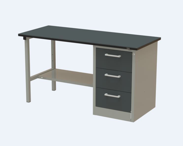 картинка Teras HT-180.63(D3)/5. Верстак c тумбой D3 1800×630 мм серии HARD являющийся официальным дистрибьютором в России 