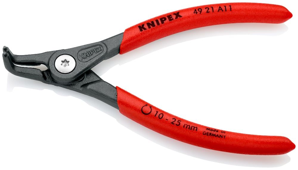 картинка KNIPEX KN-4921A11. Прецизионные щипцы для внешних стопорных колец являющийся официальным дистрибьютором в России 
