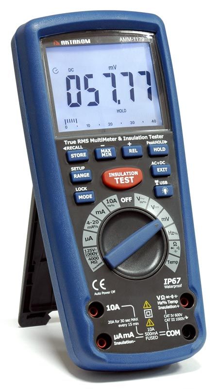 картинка АКТАКОМ АММ-1179. Мультиметр цифровой специализированный являющийся официальным дистрибьютором в России 
